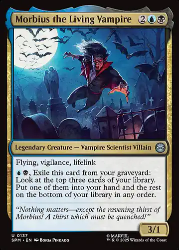 Morbius the Living Vampire - spm Spoiler