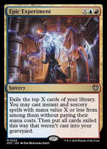 Epic Experiment - otc Spoiler