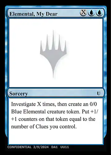 Elemental, My Dear - unk Spoiler