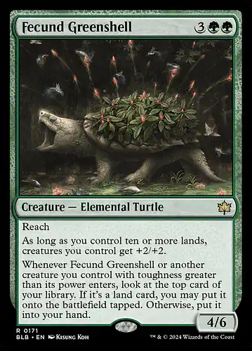 Fecund Greenshell - blb Spoiler