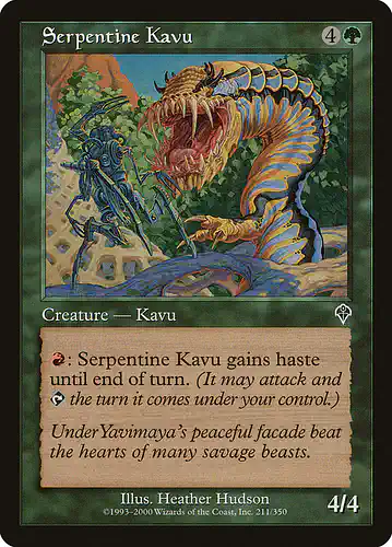 Serpentine Kavu - inv Spoiler