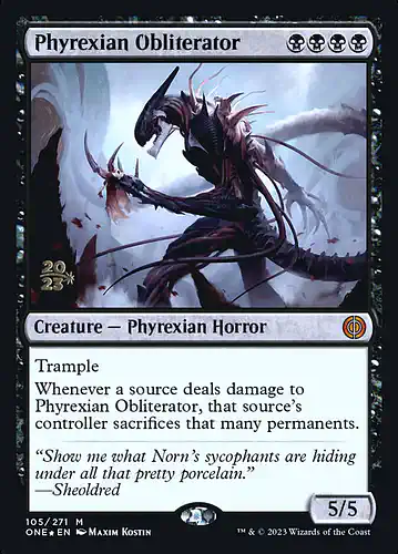 Phyrexian Obliterator - one Spoiler