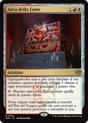 Ark of Hunger - sos Spoiler