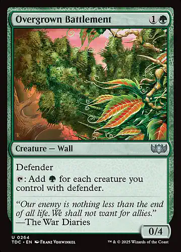 Overgrown Battlement - tdc Spoiler