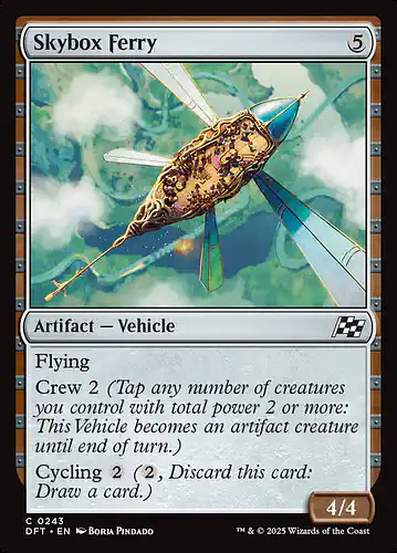 Skybox Ferry - dft Spoiler