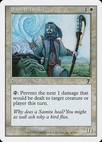 Samite Healer - 7ed Spoiler