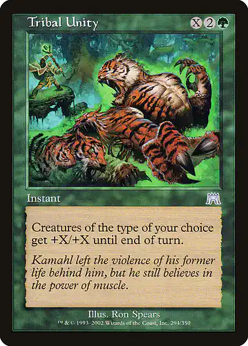 Tribal Unity - ons Spoiler