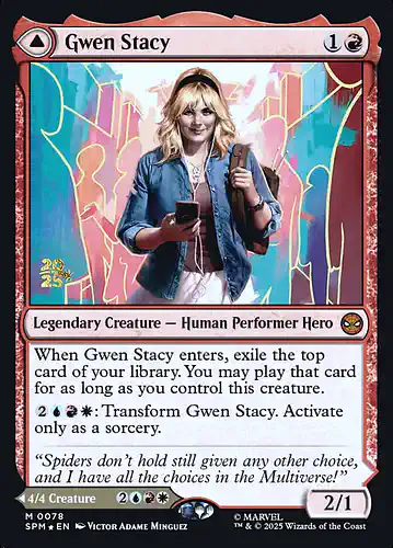 Gwen Stacy - spm Spoiler
