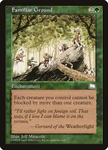 Familiar Ground - wth Spoiler