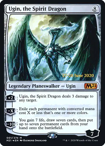 Ugin, the Spirit Dragon - m21 Spoiler