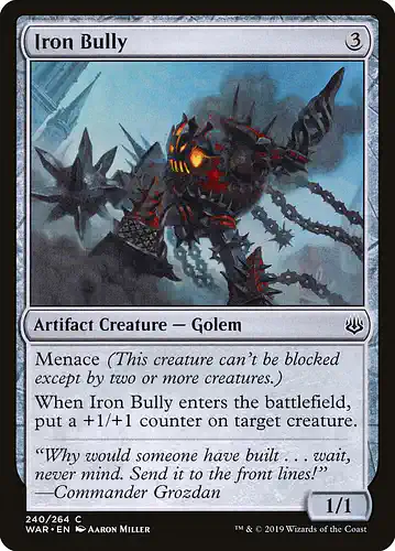 Iron Bully - war Spoiler