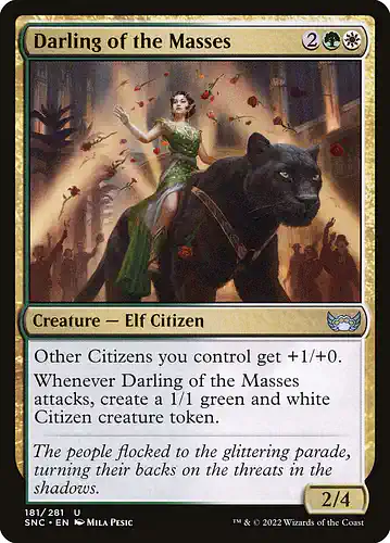 Darling of the Masses - snc Spoiler