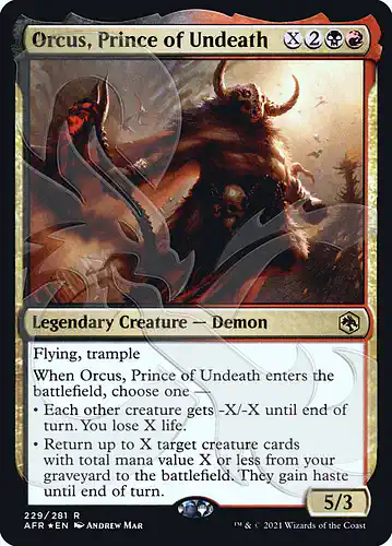 Orcus, Prince of Undeath - afr Spoiler