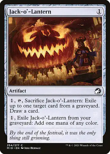 Jack-o'-Lantern - mid Spoiler