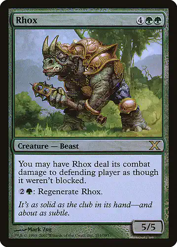 Rhox - 10e Spoiler