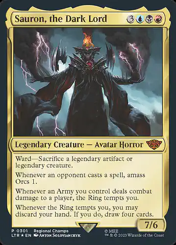 Sauron, the Dark Lord - ltr Spoiler