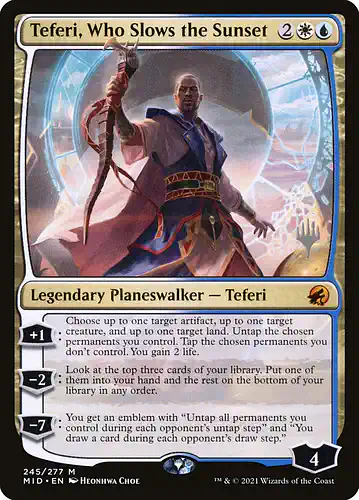 Teferi, Who Slows the Sunset - mid Spoiler
