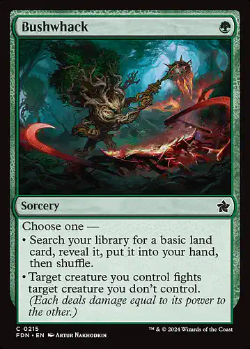 Bushwhack - fdn Spoiler