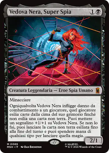 Black Widow, Super Spy - msh Spoiler