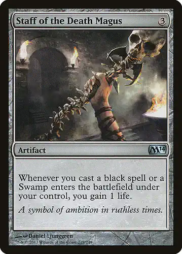 Staff of the Death Magus - m14 Spoiler
