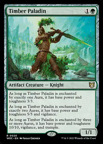 Timber Paladin - woc Spoiler