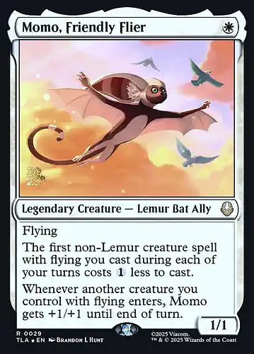 Momo, Friendly Flier - tla Spoiler