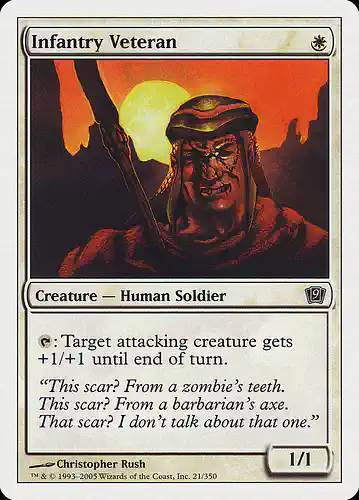 Infantry Veteran - 9ed Spoiler