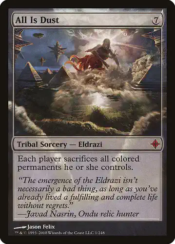 All Is Dust - roe Spoiler