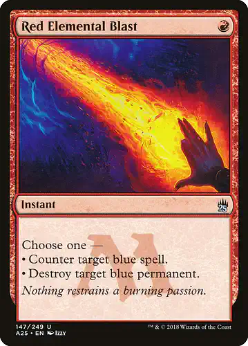 Red Elemental Blast - a25 Spoiler