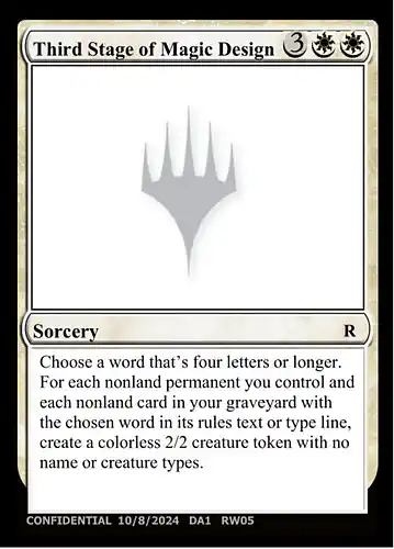 Third Stage of Magic Design - unk Spoiler