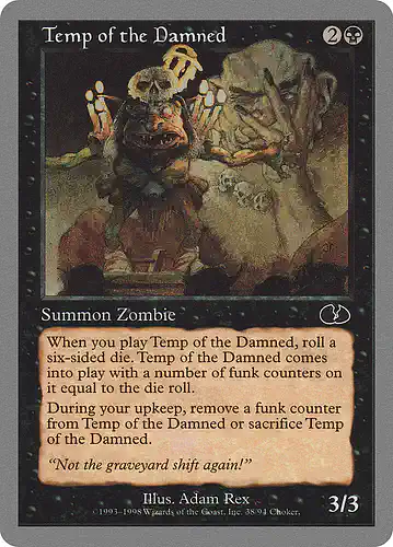 Temp of the Damned - ugl Spoiler