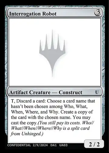 Interrogation Robot - unk Spoiler