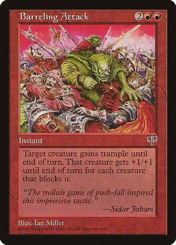 Barreling Attack - mir Spoiler