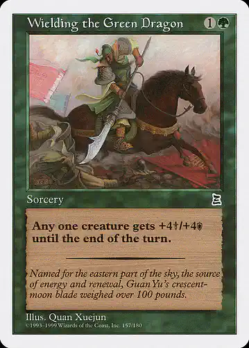 Wielding the Green Dragon - ptk Spoiler