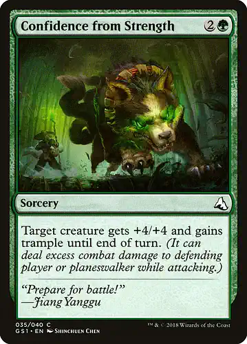 Confidence from Strength - gs1 Spoiler