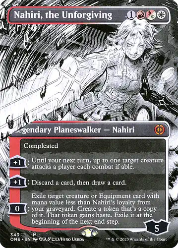 Nahiri, the Unforgiving - one Spoiler