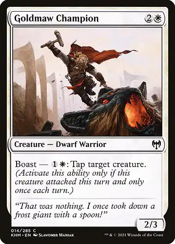 Goldmaw Champion - khm Spoiler