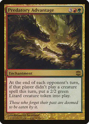 Predatory Advantage - arb Spoiler