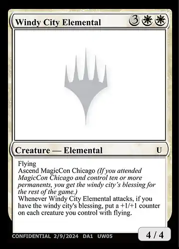Windy City Elemental - unk Spoiler