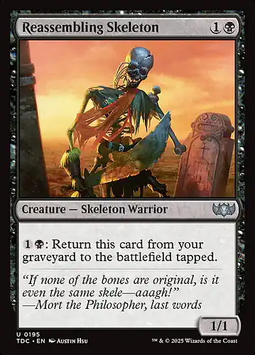 Reassembling Skeleton - tdc Spoiler
