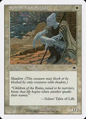 Soltari Foot Soldier - brb Spoiler