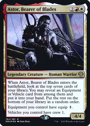Astor, Bearer of Blades - dmu Spoiler