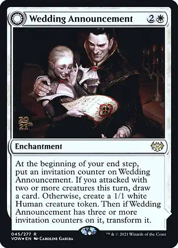 Wedding Announcement - vow Spoiler