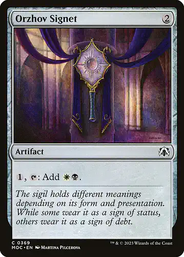 Orzhov Signet - moc Spoiler