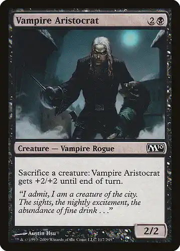 Vampire Aristocrat - m10 Spoiler