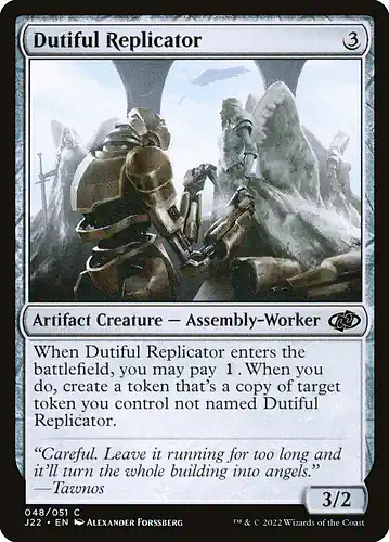 Dutiful Replicator - j22 Spoiler