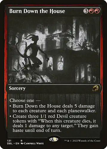 Burn Down the House - dbl Spoiler