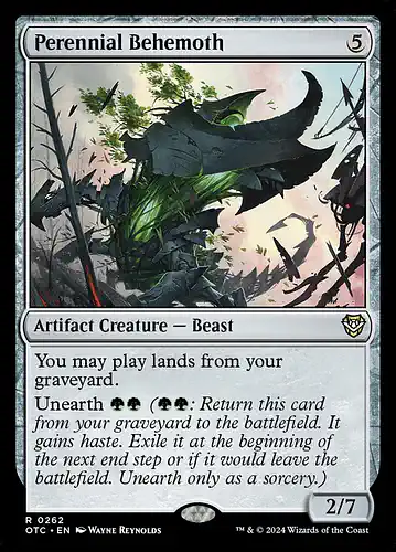 Perennial Behemoth - otc Spoiler
