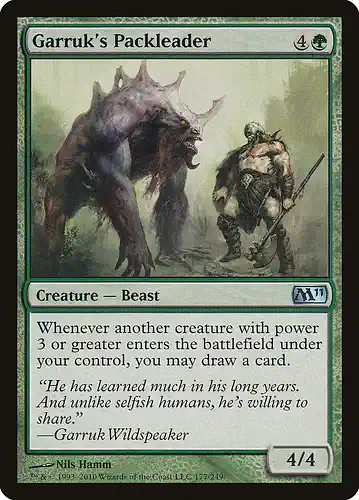 Garruk's Packleader - m11 Spoiler
