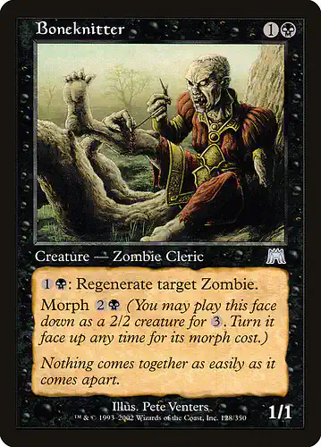 Boneknitter - ons Spoiler